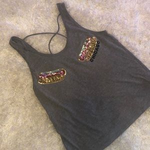 VS PINK CHICAGO TANK